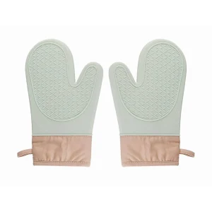 1 Pair Silicone Oven Gloves, Heat-Resistant Oven Gloves